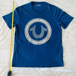 True Religion Men's Teal Graphic Tee